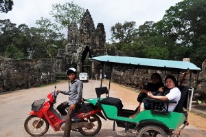 A friendly tuk tuk driver in Siem Reap