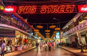 Angkor Night Market is on Pub Street