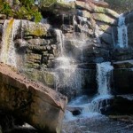 Another view of the top tier of Popokvil Falls