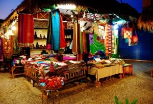 Shops with many delicate handicrafts