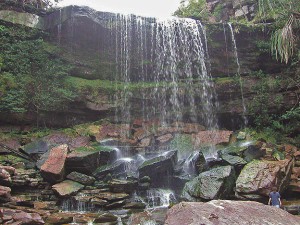 Waterfall, Bokor National Park, near Kampot