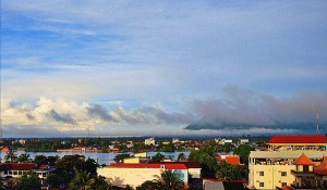 Early Morning in Kampot Town, Cambodia