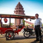 A tuk tuk can carry at least 2 to 4 tourists