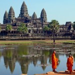 Angkor Wat looks so ancient and beautiful