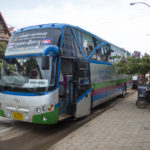 Traveling by mini-bus is the cheapest way to get from Bangkok to Siem Reap