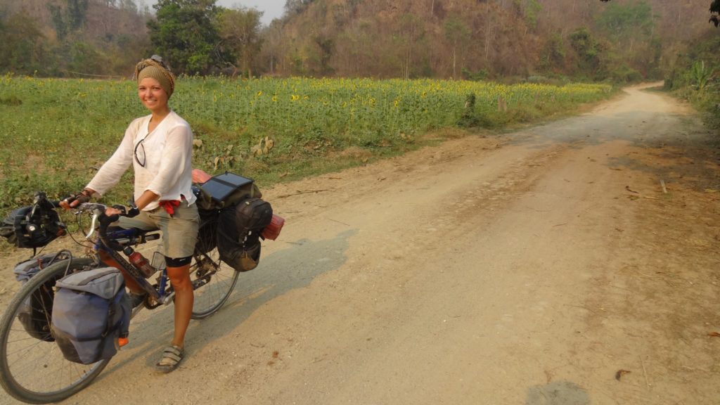 Biking is a good way to experience local culture in Southeast Asia