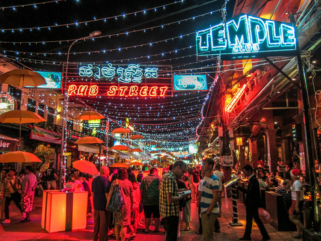 Siem Reap’s Pub Street 